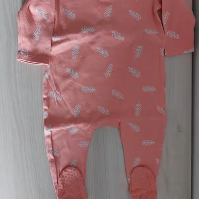 Grenouillère orange fille 12mois 